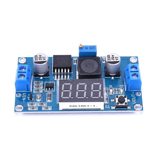 1-15 Pack, LM2596 DC-DC Adjustable Buck Converter Module, 4.75-40V to 1.25-37V Power Supply Step Down Voltage Regulator Module
