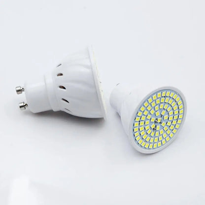 5pcs/lot Lampada LED Bulb GU10 E27 E14 MR16 3W 5W 7W 220V 240V Bombillas LED Lamp SMD 2835 48LED 60LED 80LED Spotlight