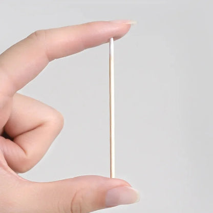 500/300/100Pcs Nails Wood Swab Clean Sticks Bud Tip Wooden Cotton Head Detail Corrector Manicure Nail Polish Remover Art Tool