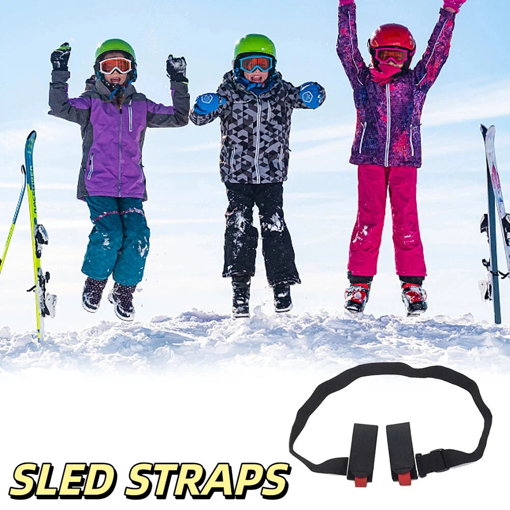 Multi-Color Adjustable Ski Shoulder Strap - Portable Snowboard Carrier for Adults & Kids