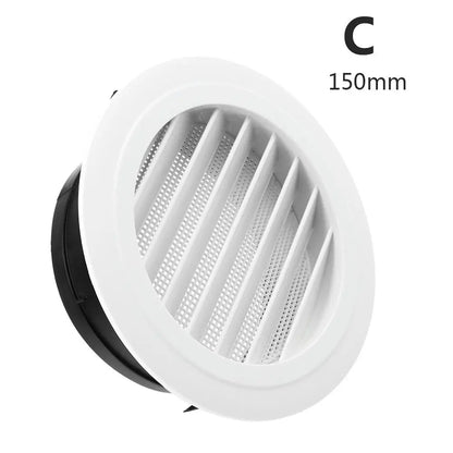 Various Shapes 100/150mm Round Ducting Ventilation Cover Air Vent Extract Valve Grille Air Circulation Vents Cover