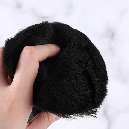 Black Hairdressing Sweeping Neck Hair Cleaning Duster, Hair Cutting Brush for Barbershop Hair Cut, Brush Tools, Barber Accessories