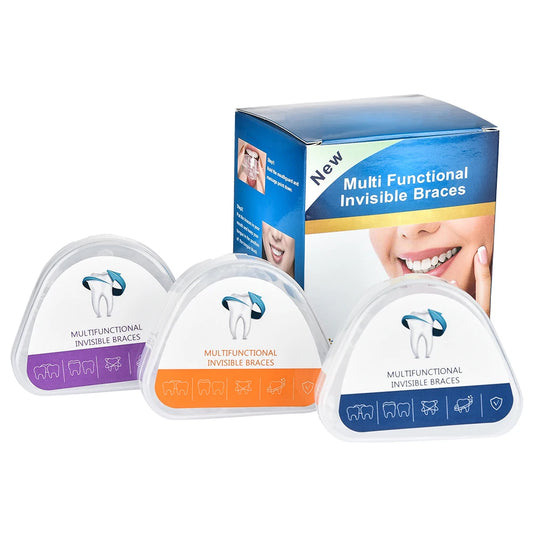 Dental Accessories, 3 Stages Dental Braces, Teeth Trainer, Alignment Mouthpiece, Tooth Orthodontic Brace Straightener For Adults