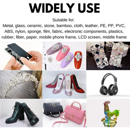 15/50/110ml B-7000 Glue Safety Materials, Epoxy Resin Repair, Cell Phone Touch Screen Jewelry Craft Liquid Adhesive, T-7000