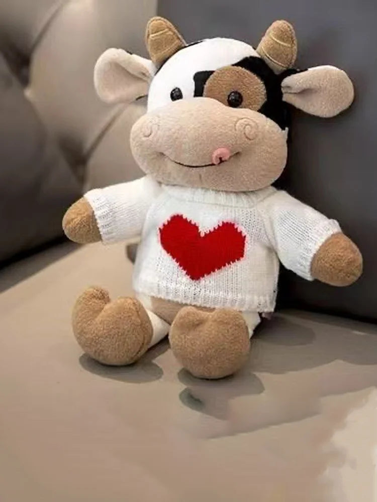 Cute Cow Plush Toy Rag Doll for Girlfriend Children's Toys Gifts Plush Toys Pillow Plushie Stuffed Animal Dolls