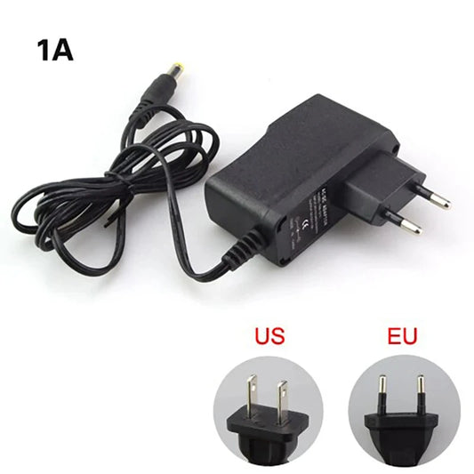 12 Volt Power Supply Transformer, AC 110V 220V  To DC 12V, EU US Power Adapter, Power Source Charger Converter DC12V 1A 2A 3A LED Driver