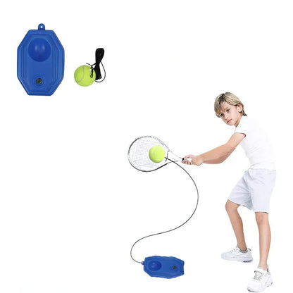 1 Set Tennis Trainer With Tennis Bounce Ball And Practice Ropes, Suitable For Indoor Outdoor Tennis Training
