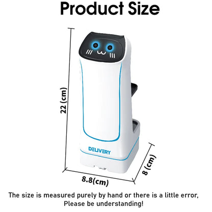 Novel remote-controlled car toys, electric food delivery robots, small item transportation games funny surprisest Christmas gift