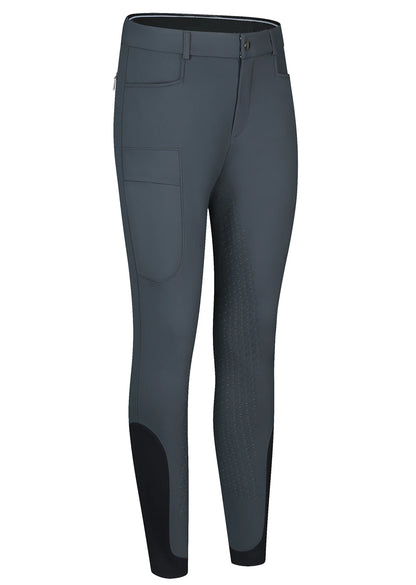 Professional Men's Equestrian Pants Full Silicone Anti-Slip Horse Riding Sports Pants Elastic Quick-Dry Horseback Riding Pants M