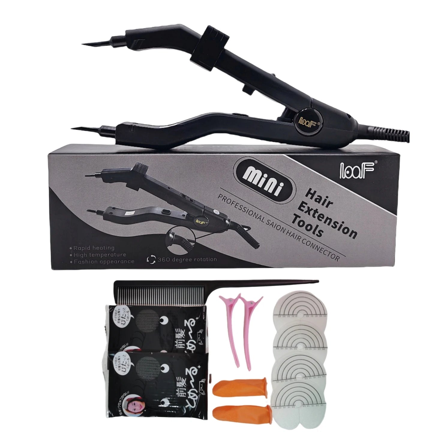 L609 A/B /C Adjustable Extension Tongs 1 Pcs Fusion Iron Hair Connectors Keratin Bonding Keratin Welding Machine Hair Salon Tool