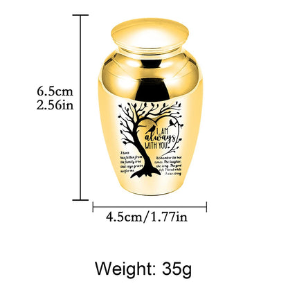 Small Urns for Human Ashes, Keepsake Urns for Ashes, Tree of Life Cremation Urns for Mom Dad, Small Funeral Urn, Memorial Ashes