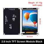 TZT 1.77/2.0/2.4/2.8 Inch TFT Color Screen LCD Display Module Drive ST7735 ST7789 Interface SPI 128*128 240*320