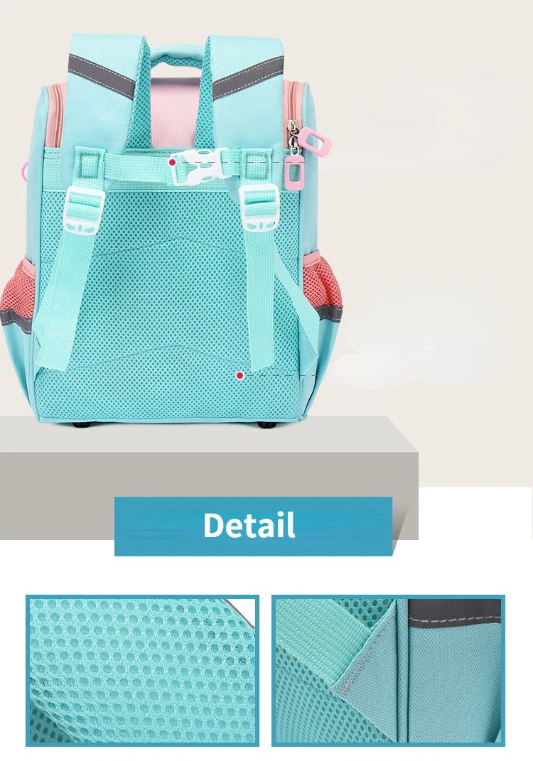 Cute Girls Unicorn Backpacks For Boys 1-3 Grade Cartoon Orthopedic Waterproof Backpack Kindergarten School Bag Mochila Escolar
