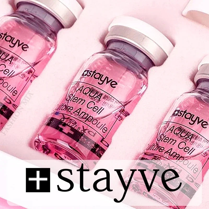 Korea Stayve BB Cream GLOW Crosslinked Hyaluronic Acid Facial Essence 8ml HA Collagen Ampoule Facial Repair Rejuvenation Serum