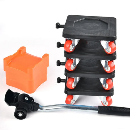 Juego de rodillos para mover muebles, transportador, herramienta de elevación de muebles de servicio pesado, herramienta de rodillos deslizantes para transportador de muebles