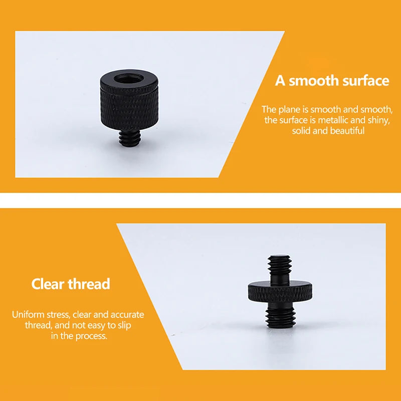 Conversion Screw Dual Nuts Tripod Mount 1/4toM4 M5 M6 M8 M10 Inch Projector Bracket Adapter Converter for DSLR Camera Tripod Acc