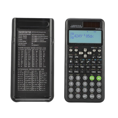 Scientific Calculators Math Calculator with 417 Functions 10+2 Digit Display Dual Power Supply Ideal for Teachers Students