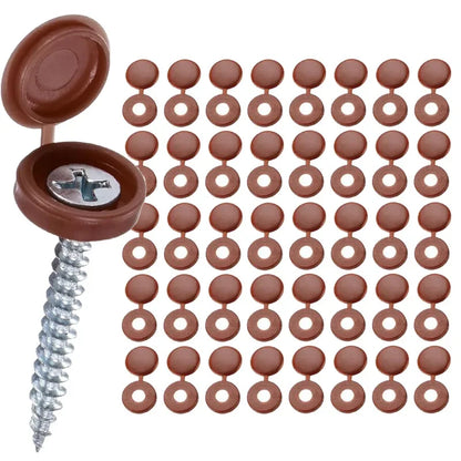 10/500pcs Nails Screw Caps Plastic Protective Covers Car Nuts Decorative Cover Self-tapping Screw Folding Cap Furniture Hardware