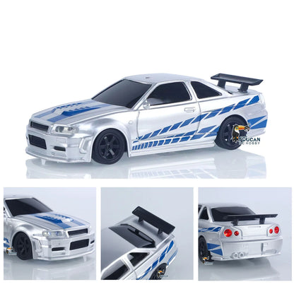 New RC Drift Car, Upgraded Gyro 1/43 Racing RTR 4WD Four-wheel Drive High Speed Radio Control Model 2.4g, Drift Race Car Mini Gift