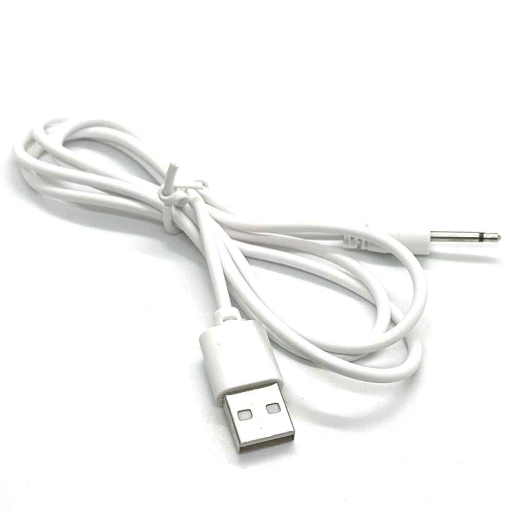 Universal 16mm USB Vibrator Charging Cable Cord DC 2.5 Charger for Rechargeable Toys Massagers Accessories Power Supply