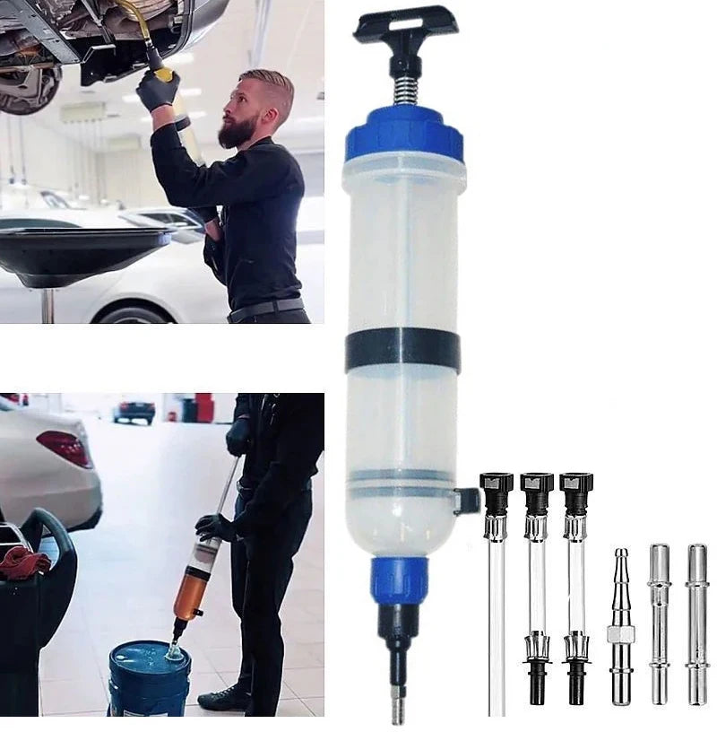 100/200/500/1500ml Car Engine Oil Change Syringe Bottle Transfer Automotive Fuel Extraction Pump Hand Tool Oil Extractor Pump