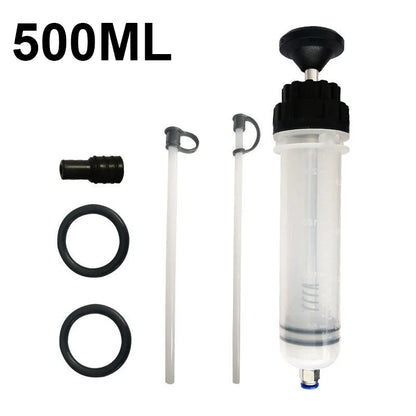 100/200/500/1500ml Car Engine Oil Change Syringe Bottle Transfer Automotive Fuel Extraction Pump Hand Tool Oil Extractor Pump