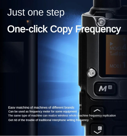 Quansheng UV-K5 Walkie Talkie 5W Air Band Radio Tyep C Charge UHF VHF DTMF FM Scrambler NOAA Wireless Frequency Two Way CB Radio