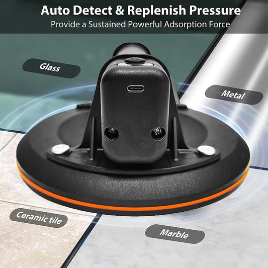 8 Inch 200kg Electric Vacuum Suction Cup Bearing Capacity Heavy Duty Vacuum Lifter for Granite Tile Glass Manual Lifting Powerful