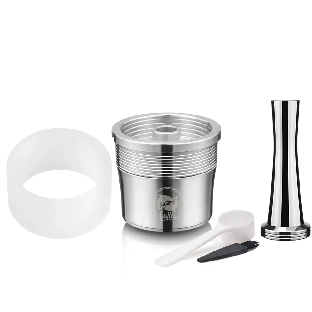 ICafilas Reusable Coffee Capsule Pod For illy X7.1 illy Y5 Machine Stainless Steel Refillable Coffee Maker Filter
