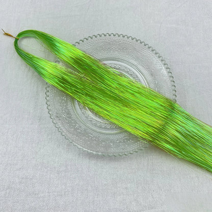 36/48Inch, Sparkle Hair Tinsel Rainbow Colored Strands, Girls Headwear, Hair Laser, False Hair Extensions, Decor Glitter