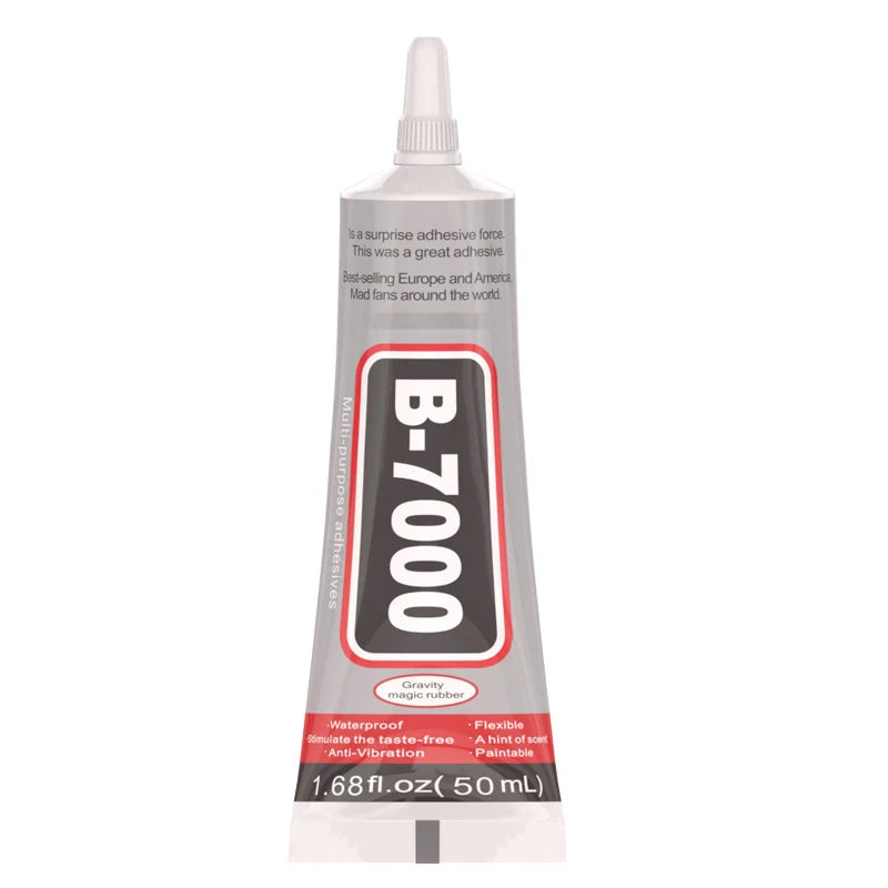 15/50/110ml B-7000 Glue Safety Materials, Epoxy Resin Repair, Cell Phone Touch Screen Jewelry Craft Liquid Adhesive, T-7000