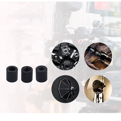 1x 1/4 Inch Thread Hole Female to Female 3/8 M4 M5 M6 M8 Mount Adapter Screw Nut DSLR Cameras Tripod Rig Flash Light Accessories