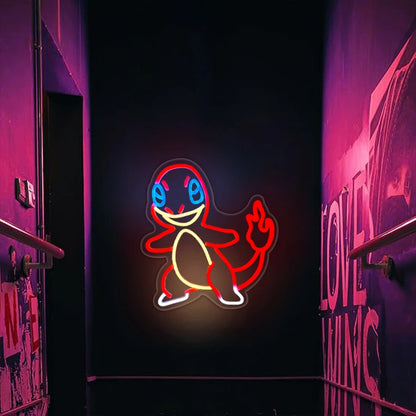 Anime Neon Sign, Dinosaurs Neon Sign, LED Neon Lights for Bedroom Wall Game Room, Party Decor for Kids Boys Man, Cave, Gifts