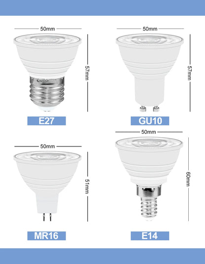 Bulb LED Light E27, Spotlight GU10, Corn Lamp MR16, Lampara Gu5.3, LED Bombilla E14 220V Energy Saving Lamp For Living Room