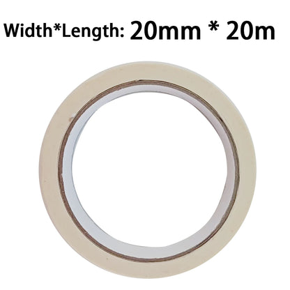 Cinta de carrocero blanca de 20 m/50 m, grabable, selladora, autoadhesiva, impermeable para pintura artística, bocetos, coches, bricolaje, papel, material escolar