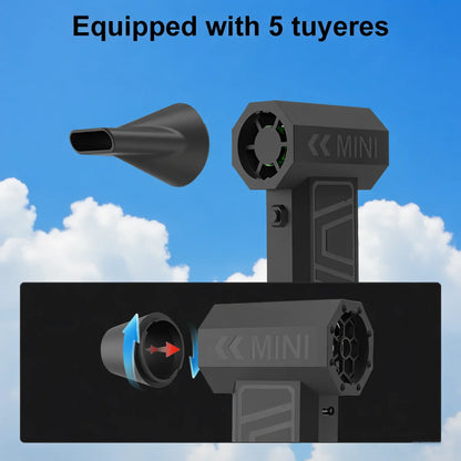 Turbo Jet Blower 130000RPM Brushless Motor 4000mAh Violent Air Blower 4 Gear Adjustable Turbo Blower Cordless Compressed Duster