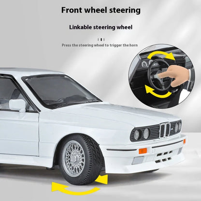 1:24 M3 E30 IM Alloy Miniature Car, Diecast Metal Model Collection Hobbies, Birthday Present With Friend Decoration Classic Car GT