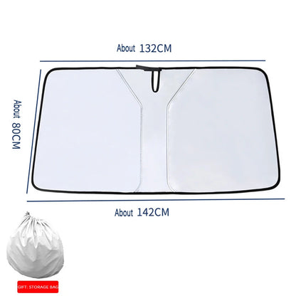 Car Front Window Sunshade Cover Sun Shade Windshield Visor Windscreen Folding Auto UV Protection Curtain Styling Accessories