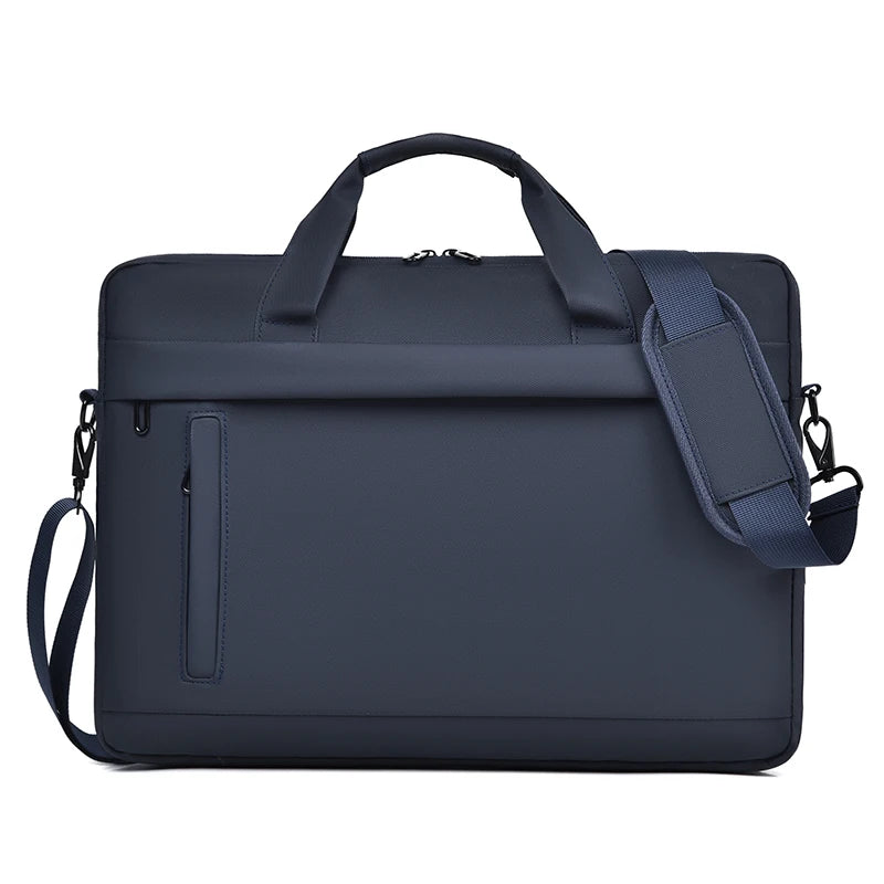 Men's Briefcase, Minimalist Business Shoulder Bag, Men's Messenger Bag, Large Capacity Office Tote, 14-inch Laptop Bag