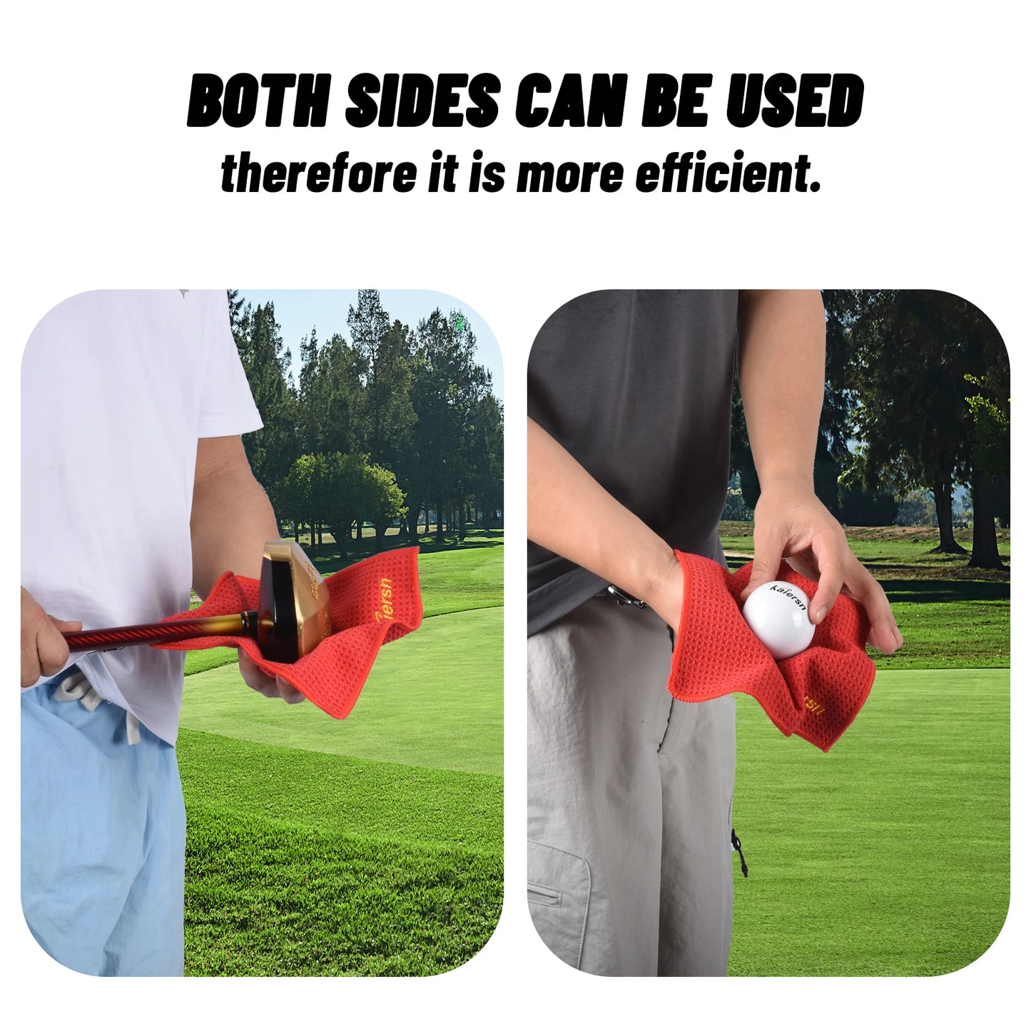 Kaiersn Park golf Towel 20*20cm Mini Microfiber Golf Cleaning Towels