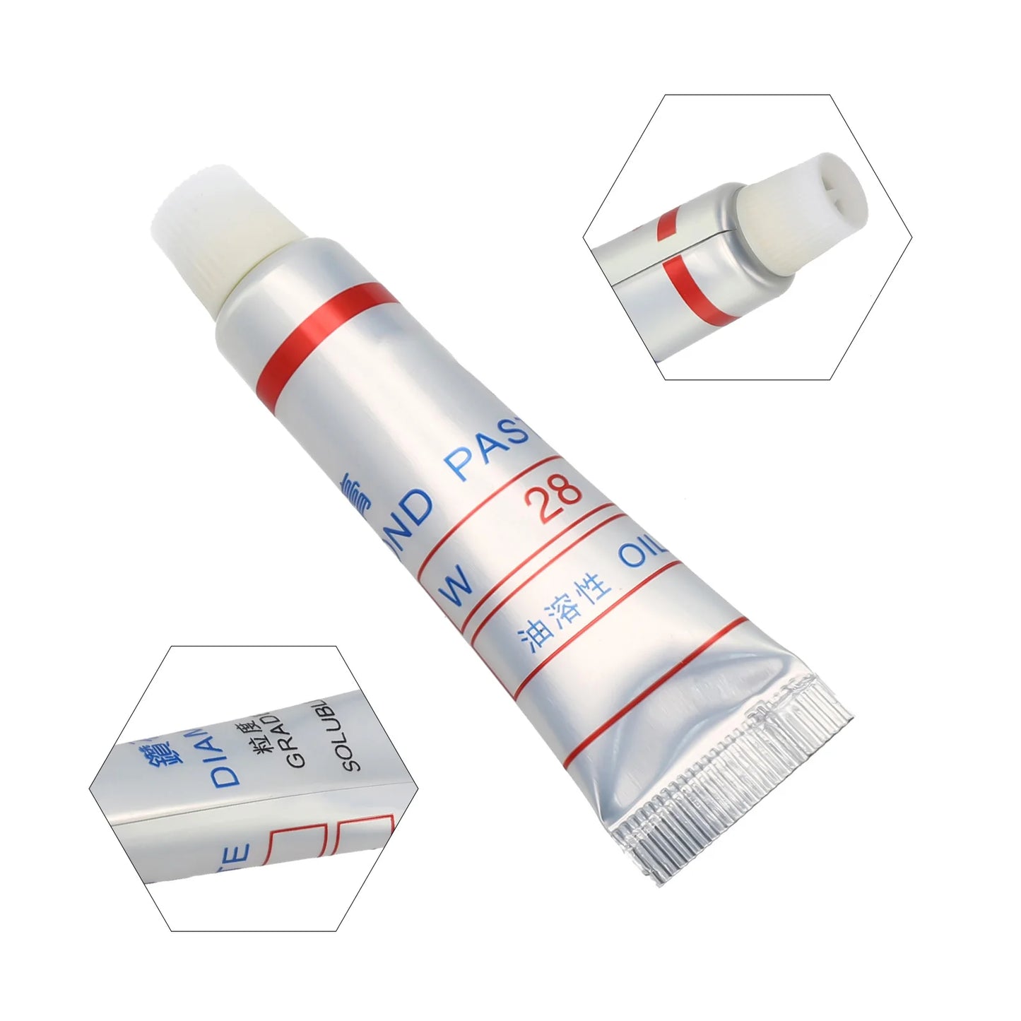 1Pc, Diamond Abrasive Paste Powder, 320-10000 Grit Cream-Oily For Jade Jewelry Glass Metal Ceramic, Grinding Metal, Polishing Cream