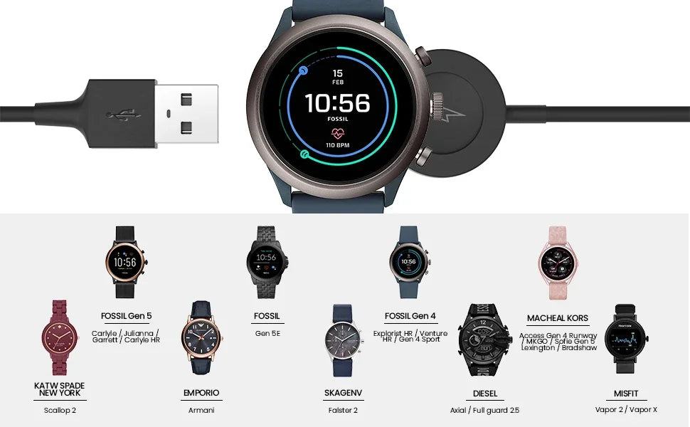 Base de carga magnética para Huawei Watch 3, 3 Pro, ECG, GT2, GT3 Pro y Honor Watch Dream, Magic 2