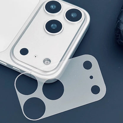 5 Pcs HD / Matte Lens Fibre Base Protective Film For iPhone 17 Pro 17 Pro Max Transparent Fiber Hollow Lens Chassis Film 17Pro