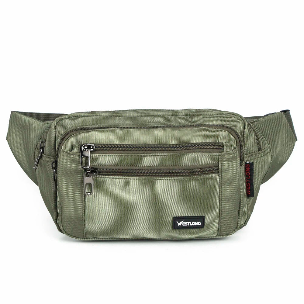 Waist Pack, Casual Functional Fashion Men Waterproof Fanny Pack, Women Belt Bum Bag, Male Phone Wallet Pouch Bags, Unisex 98011