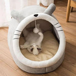 Deep Sleep Cat Bed, Cartoon Pet Bed, Foldable Removable Washable Pet Sleeping Bed for Small Dog, Mat Bag Cave, Cats Bed
