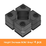 4pcs Anti Vibration Feet Pads Rubber Mat Slipstop Silent Dampers Stand Universal Washing Machine Refrigerator Furniture Foot Pad