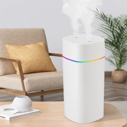 600ml Air Humidifier Nano Mist Maker Water Spray Aromatherapy Essential Oil Diffuser Mute Atomizer Colorful Light For Home Car
