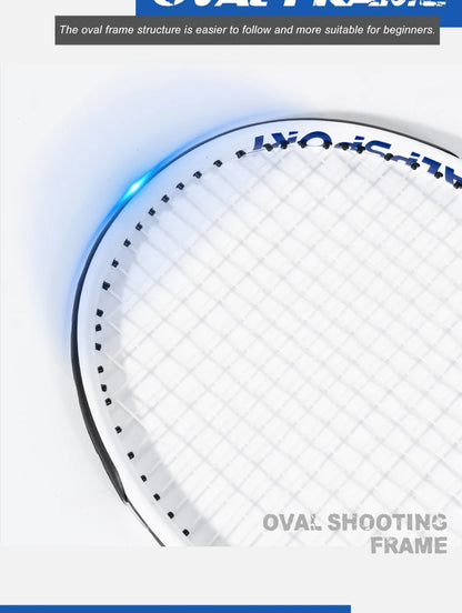 Carbon Fiber Tennis Racket, T800 18K-Professional Grade with Bag&Strap Lightweight Training Racquet for Adults Men&Women, ALPSPORT