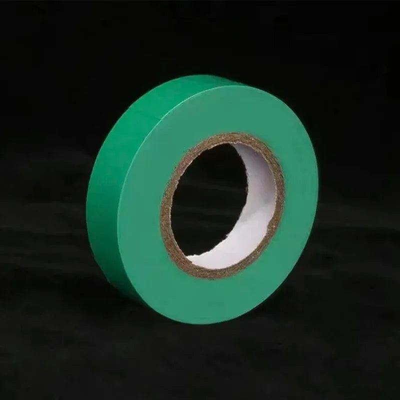 Cinta aislante de color de PVC resistente al desgaste, ignífuga, sin plomo, impermeable, para electricista, blanca, negra, roja, azul, verde