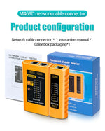 ANENG M469D network line finder RJ45RJ11 dual interface telephone line and network cable on/off detection split type line tester